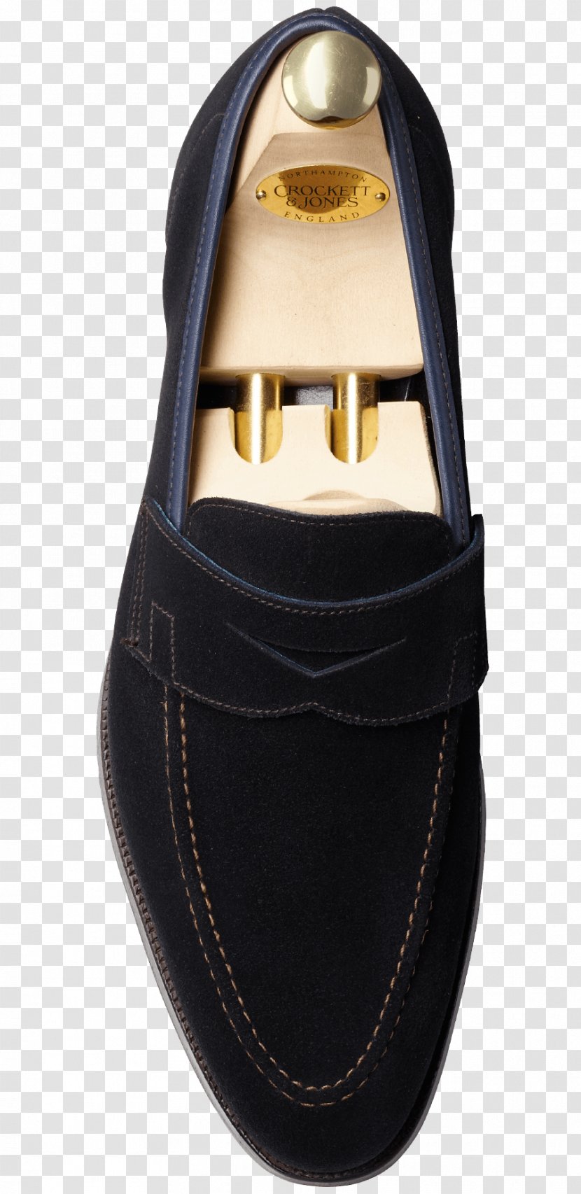 Suede Slip-on Shoe Calfskin Leather - Calf - CROWED Transparent PNG