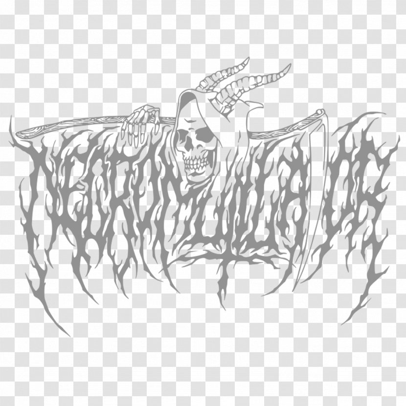 Sketch Terror From Hell Records Black & White - Asphodels - M Visual ArtsBlasphemy Insignia Transparent PNG