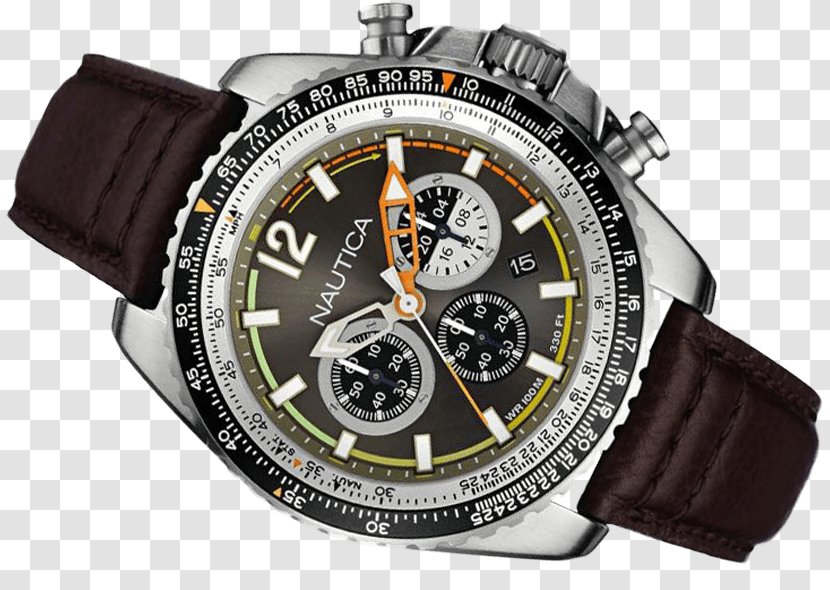 Watch Nautica Chronograph Brand Rolex Transparent PNG