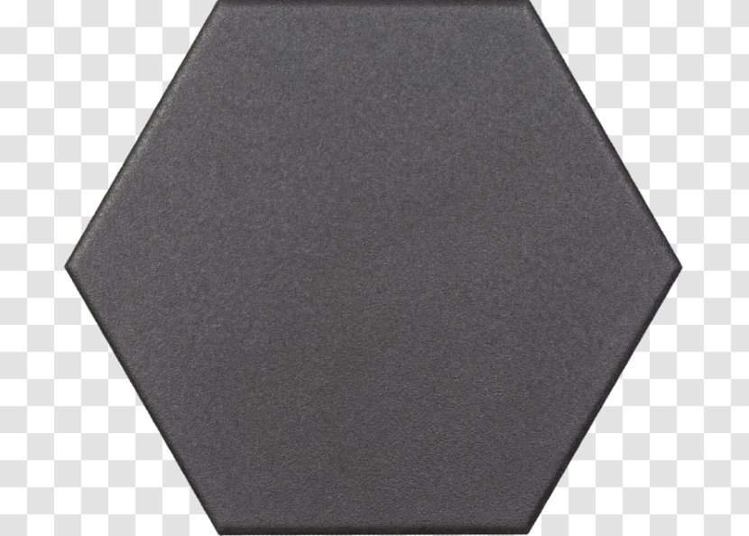 Tile Black Hexagon Clinker Brick White - Technical Transparent PNG