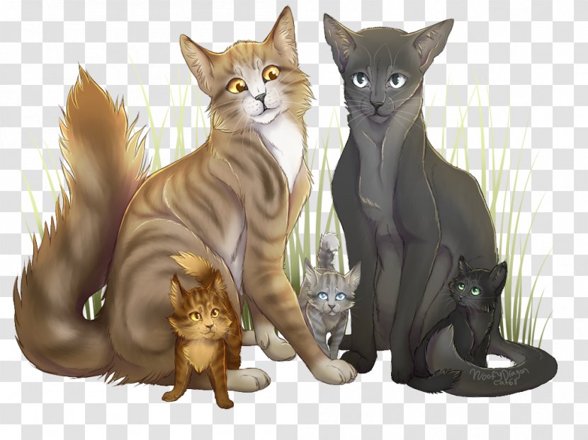 Warriors Leafpool Crowfeather Cat Jayfeather - Feathertail Transparent PNG