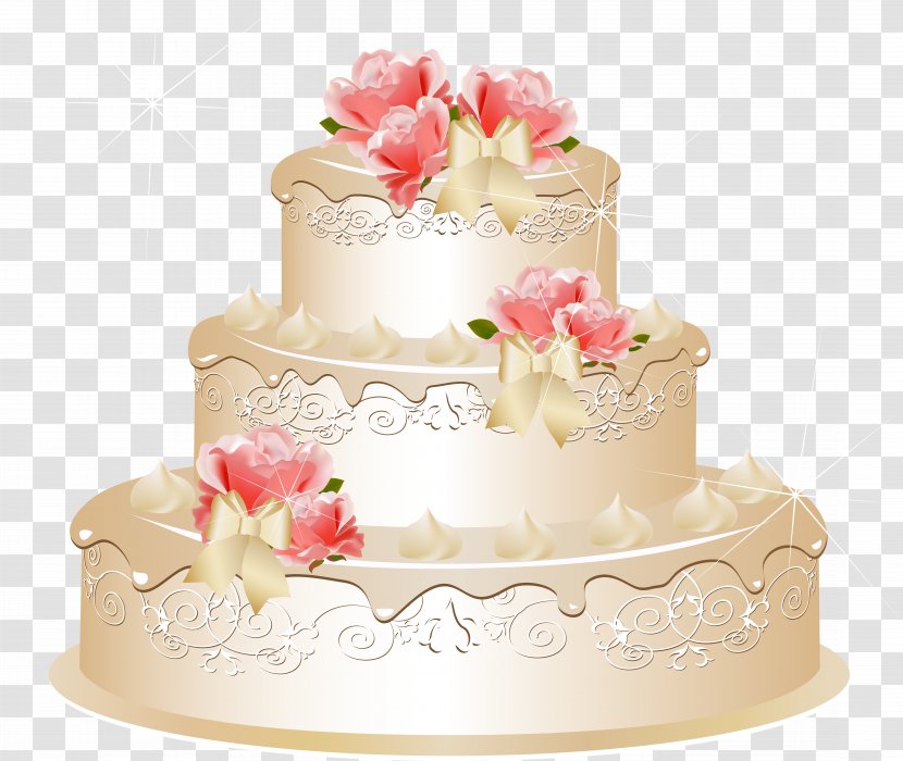 Wedding Cake Invitation - Sugar - Vector Transparent PNG