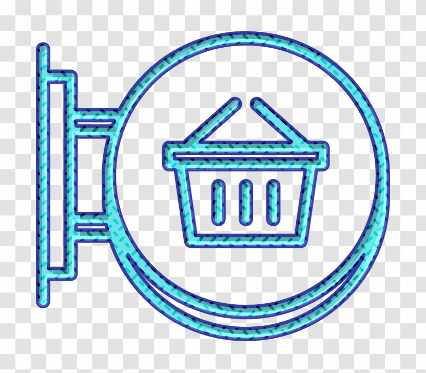 Signboard Icon Supermarket Icon Transparent PNG