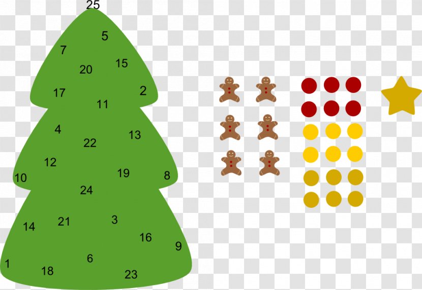 Christmas Tree Advent Calendars Barnes & Noble Nook - Simple Touch Transparent PNG