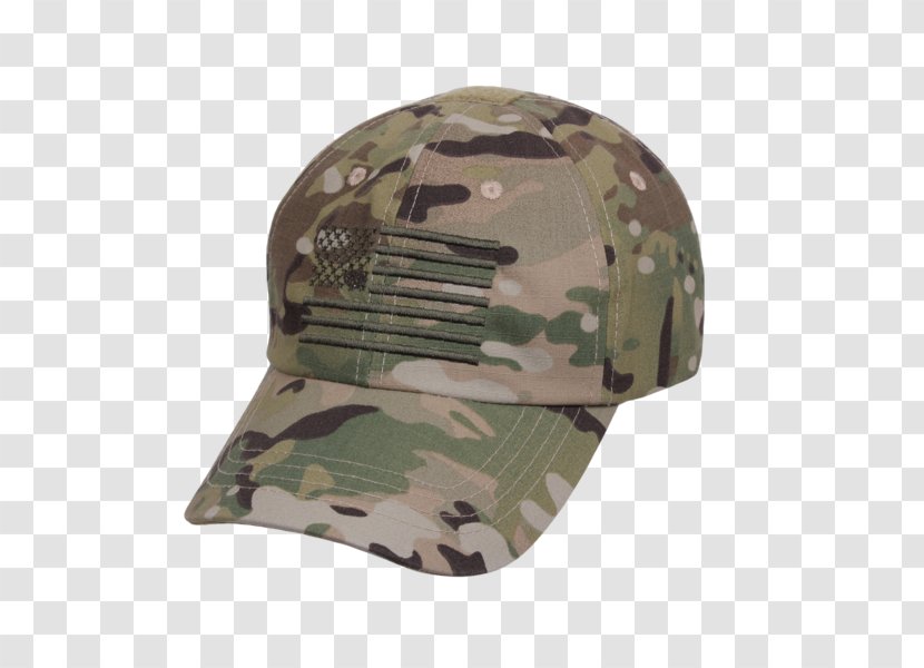 United States MultiCam Baseball Cap Hat - Military Camouflage Transparent PNG