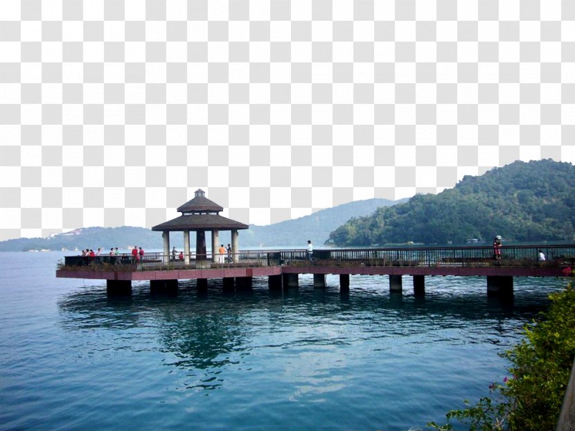 Sun Moon Lake Xiamen Alishan National Scenic Area U4f0au9054u90b5 Lijiang - Sea - Ita Thao Pier Pavilion Transparent PNG