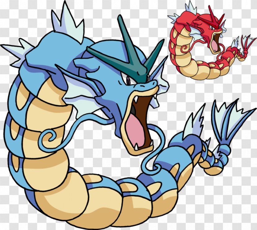 Misty Pokémon Red And Blue Dragon GO Gyarados - Animal Figure Transparent PNG