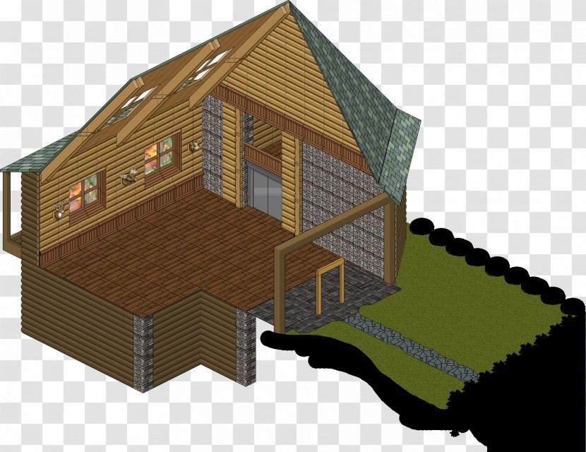 Habbo House Room Roof Floor - Property Transparent PNG