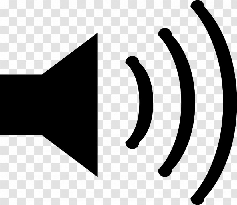 Sound Loudspeaker - Monochrome - Whitevoice Transparent PNG