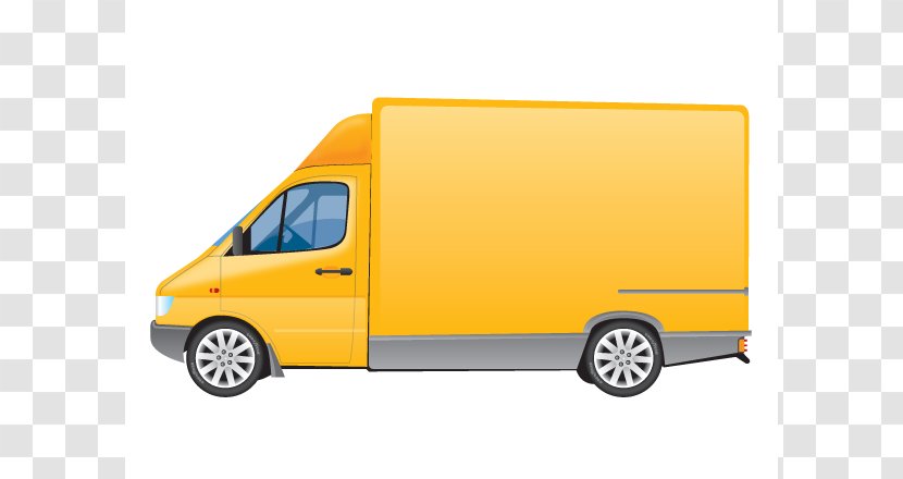 Van Car Truck Delivery Clip Art - Light Commercial Vehicle - Cliparts Transparent PNG