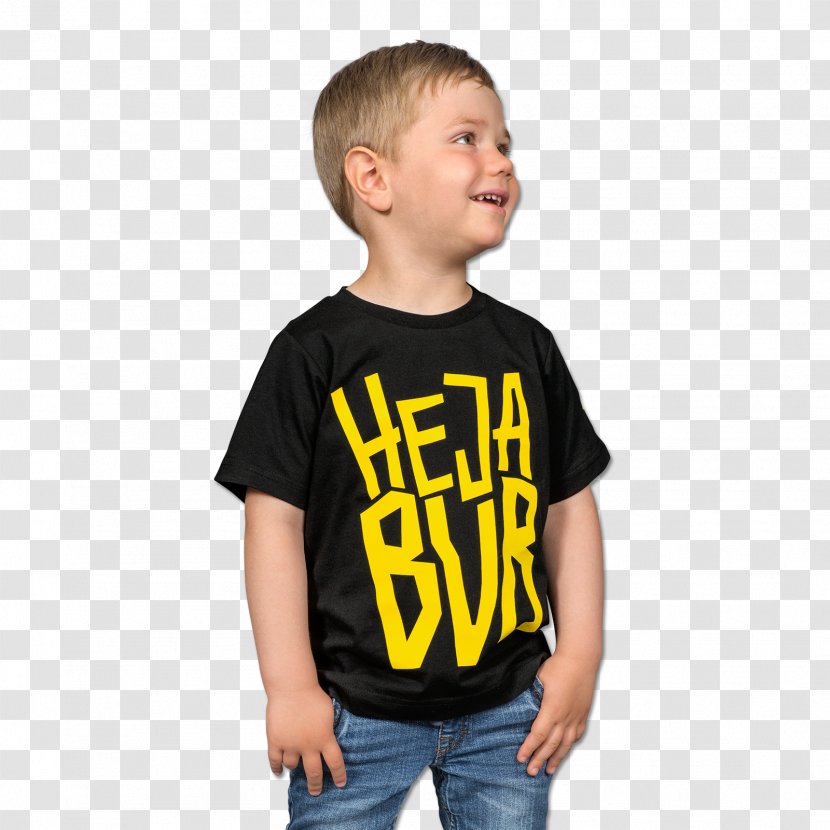 T-shirt Toddler Sleeve Little Black Dress Borussia Dortmund - Yellow Transparent PNG