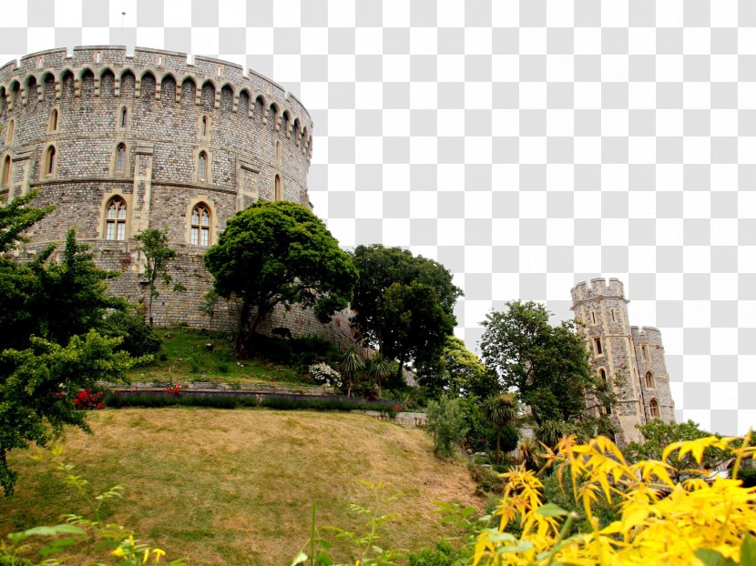 Windsor Castle House Of British Royal Family - United Kingdom - England Landscape Transparent PNG