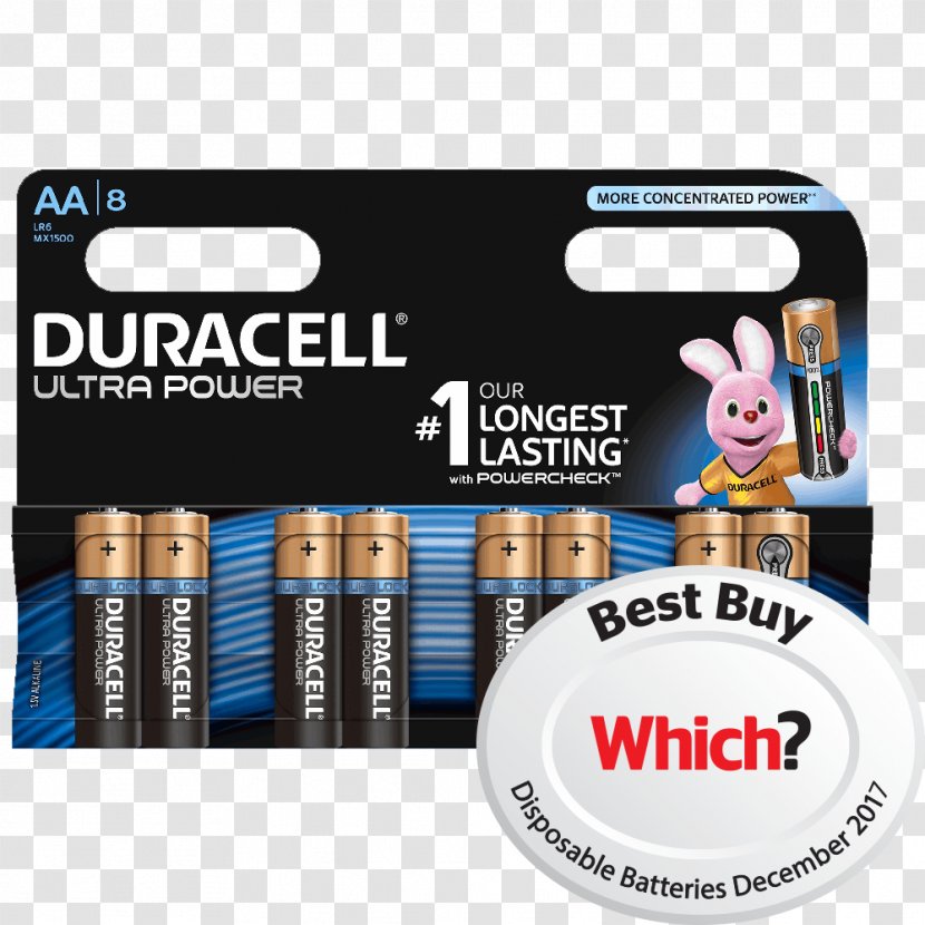 AAA Battery Duracell Alkaline Electric - Electronics Accessory Transparent PNG