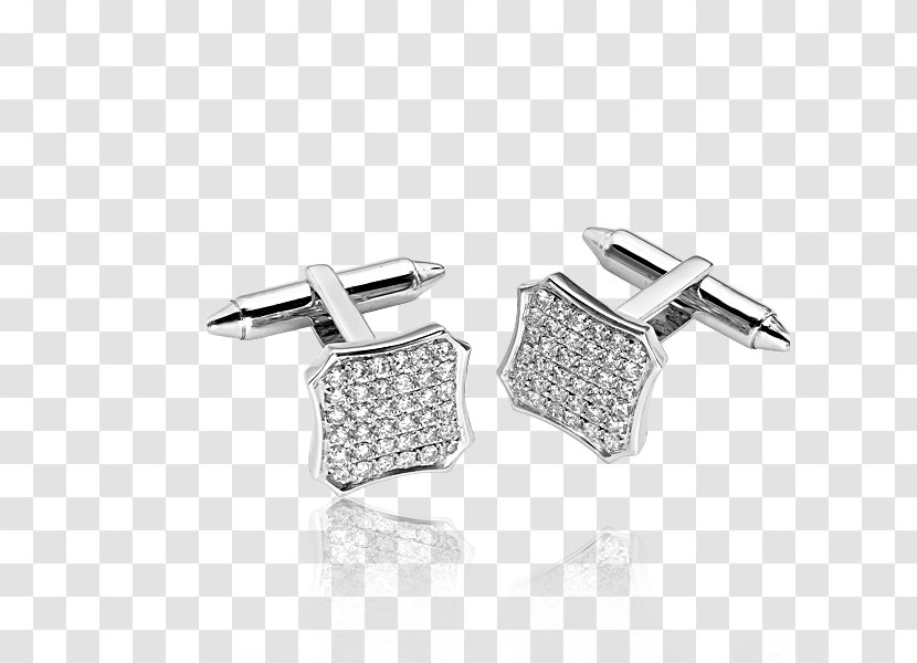 Earring Cufflink Diamond Jewellery Gold - Charms Pendants Transparent PNG