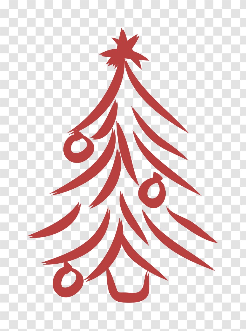 Christmas Icon Fir Gift - Tree - Pine Family Eve Transparent PNG