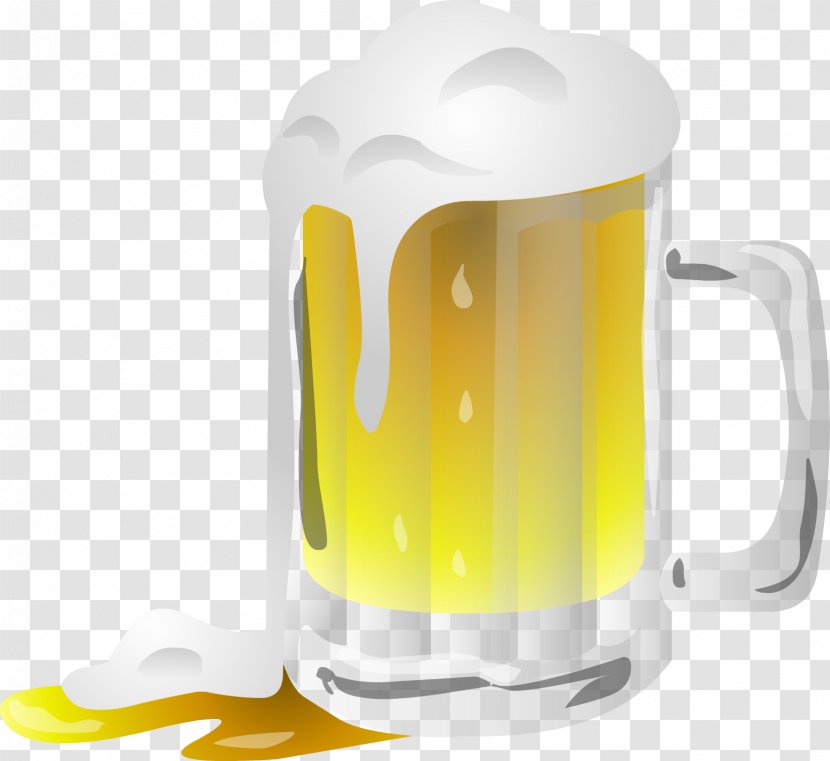 Beer Glassware Stein Clip Art - Tumbler - Image Transparent PNG