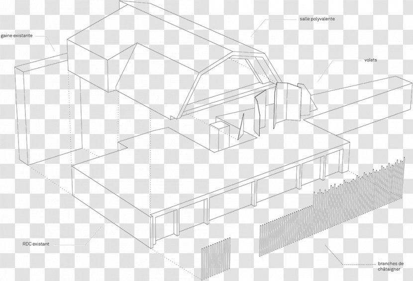 Architecture Drawing - Structure - Saint Blaise Transparent PNG