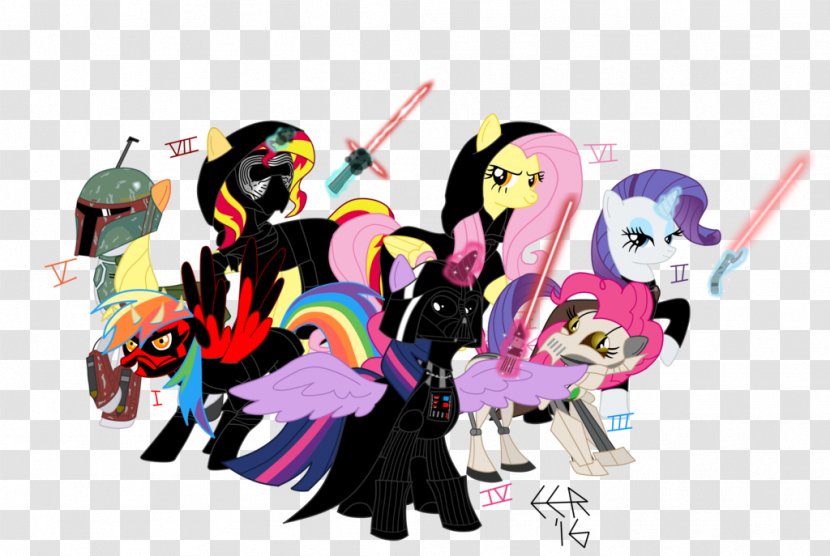 Pinkie Pie Twilight Sparkle Count Dooku Anakin Skywalker Rarity - Darth Vader Transparent PNG