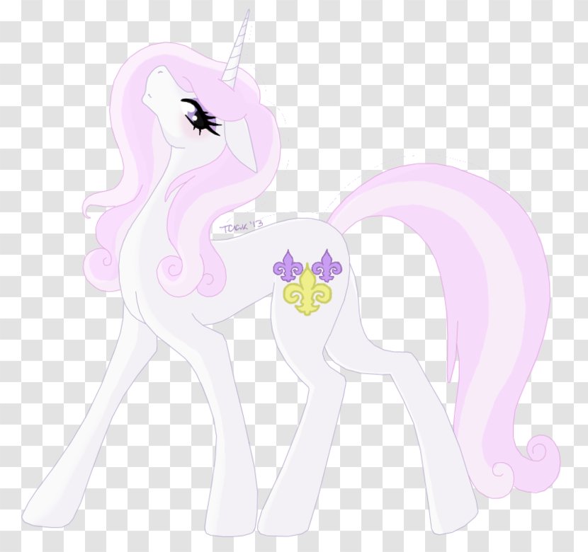 Horse Pony Vertebrate Lilac Violet - Tree - Free Fleur De Lis Images Transparent PNG