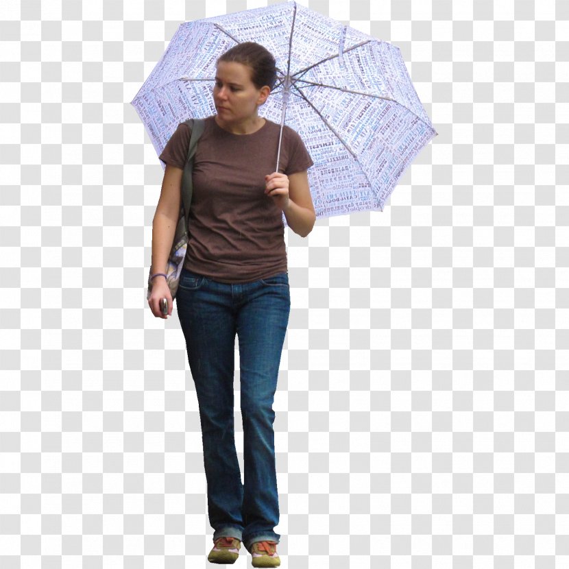 Umbrella People - Visualization - Woman Transparent PNG