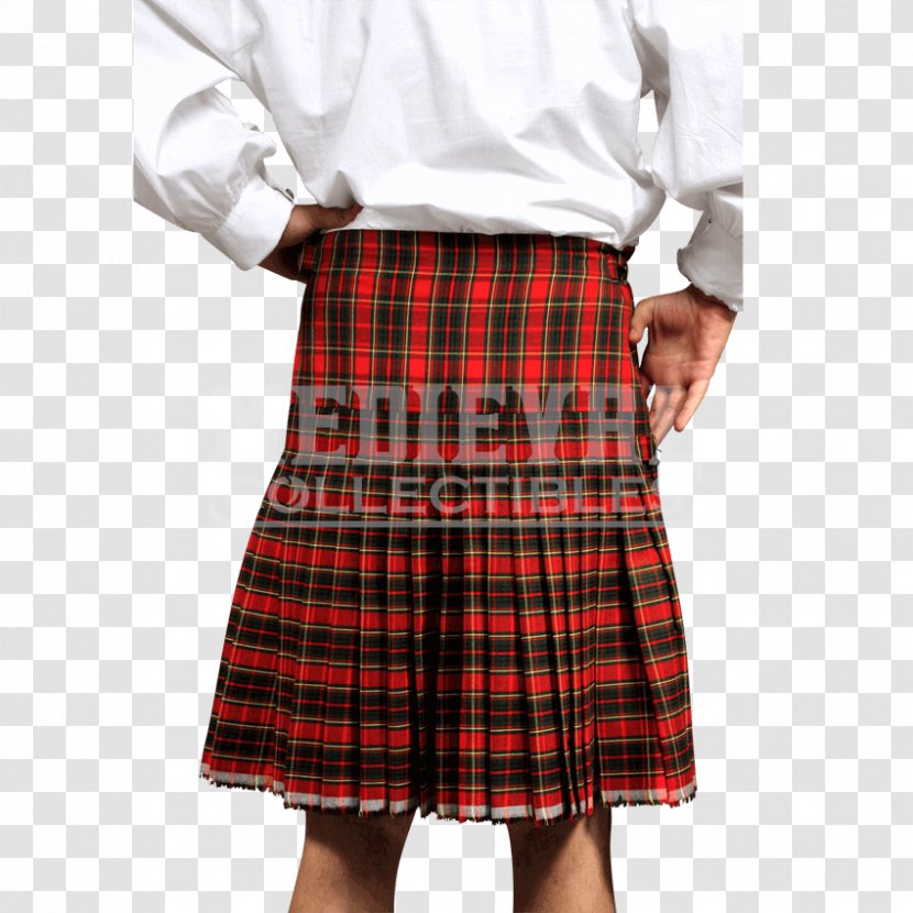 Tartan Kilt Full Plaid Skirt Waist - Dress Transparent PNG