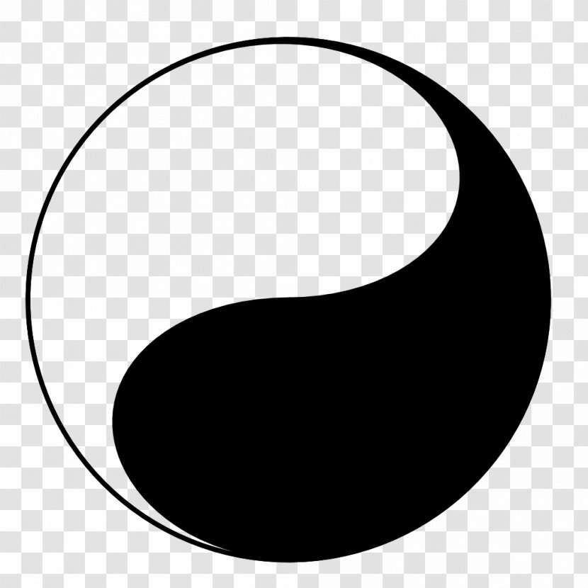 Yin And Yang Taijitu Tai Chi Chinese Philosophy - Wikipedia Transparent PNG