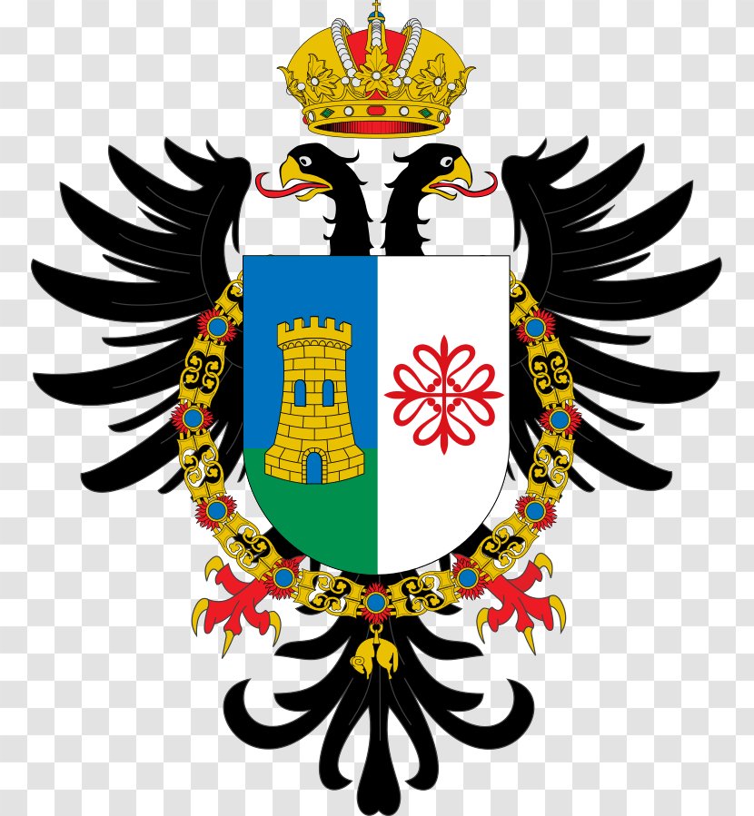 Holy Roman Empire Spanish Habsburg Spain Coat Of Arms Charles V, Emperor - V Transparent PNG