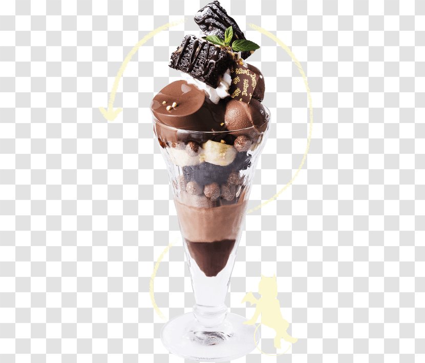 Sundae Chocolate Ice Cream Knickerbocker Glory Parfait - Frozen Dessert - Devil And Angel Transparent PNG