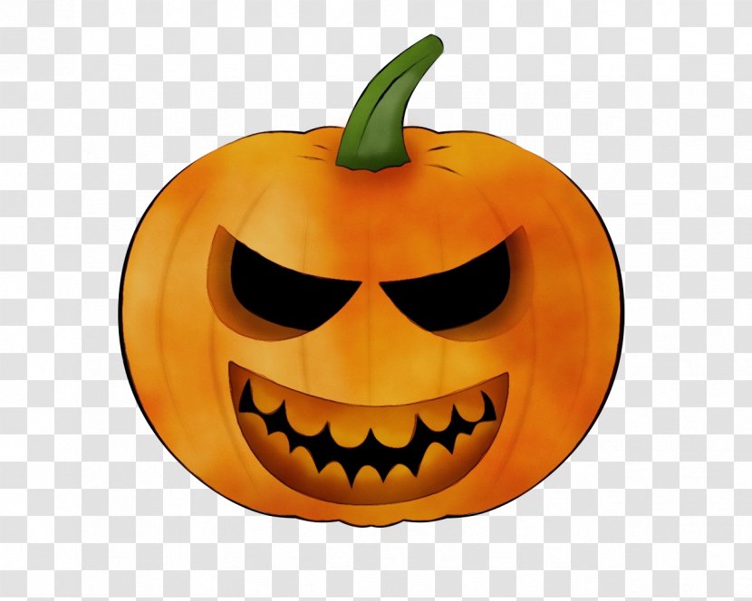 Halloween Pumpkin Face - Happy - Vegetarian Food Transparent PNG