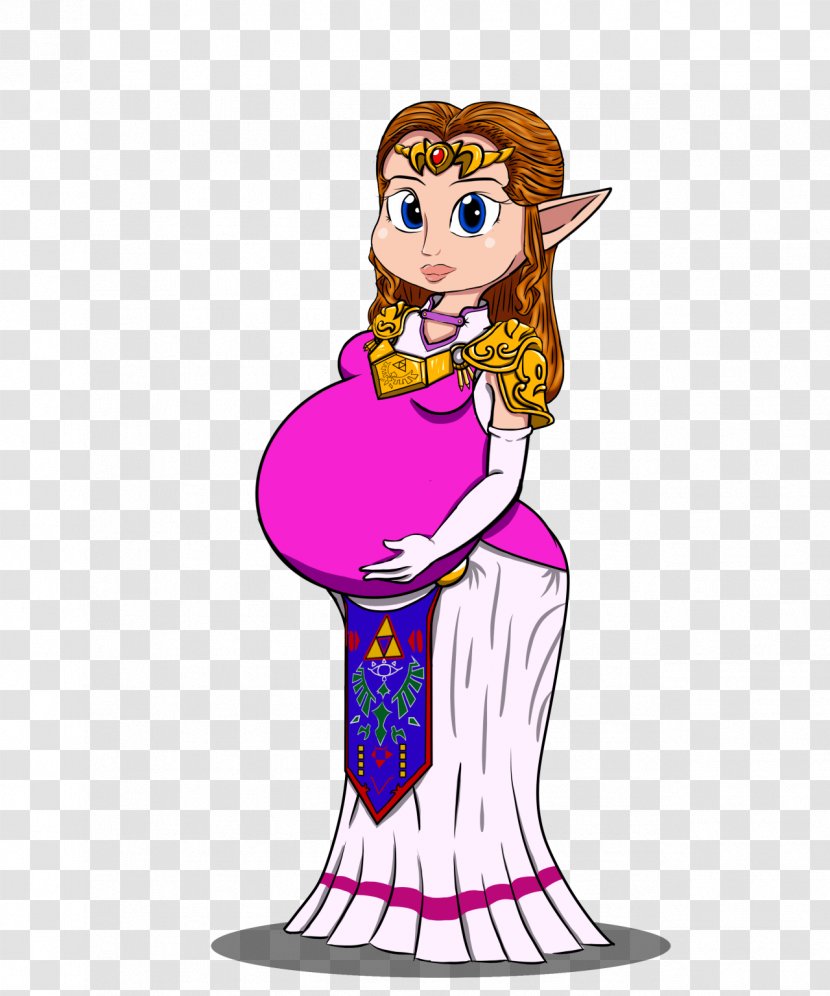Woman Female Cartoon - Watercolor - Pregnancy Transparent PNG