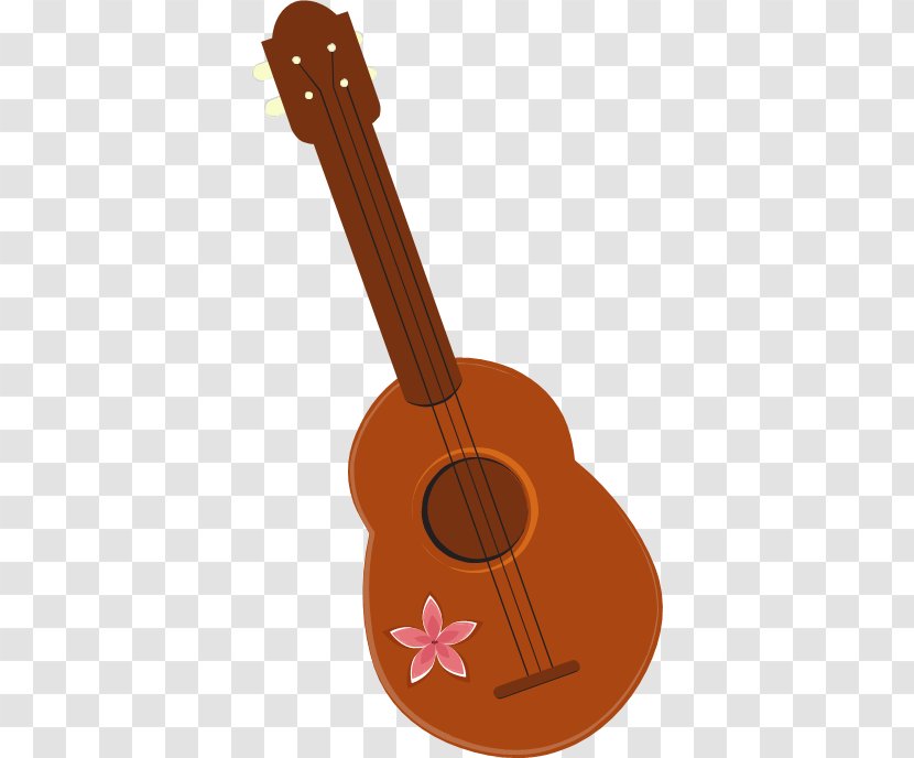 Cuatro Ukulele Acoustic Guitar - Cartoon Transparent PNG