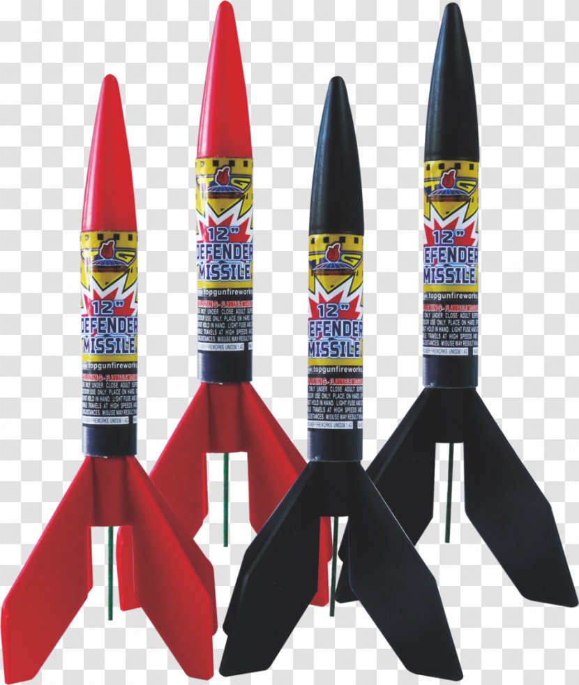 Rocket Missile Fireworks 100 Shots - Spacecraft Transparent PNG