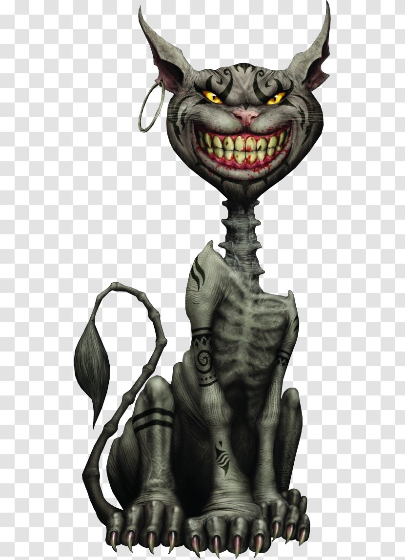 Alice: Madness Returns Cheshire Cat American McGee's Alice Alice's Adventures In Wonderland - Drawing Transparent PNG
