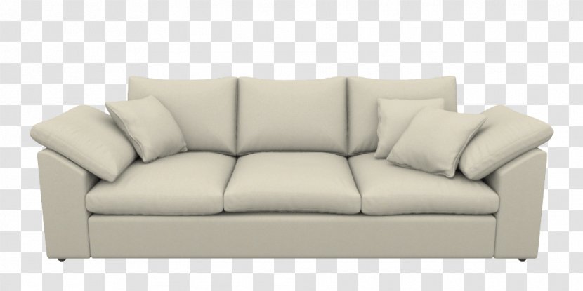Loveseat Sofa Bed Couch Comfort - White Chalk Transparent PNG