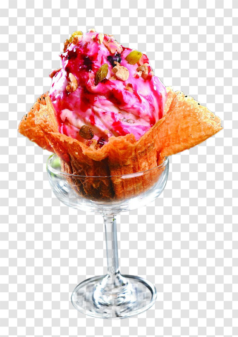 Ice Cream Sundae Gelato Sorbet Cholado - My Blueberry Nights Cold Transparent PNG
