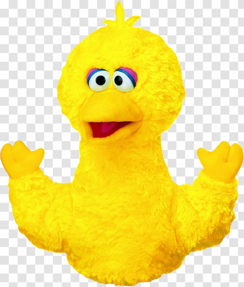 Big Bird Count Von Hand Puppet Toy - Sesame Transparent PNG