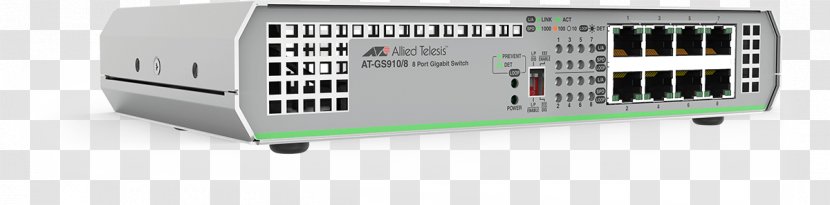 Network Switch Allied Telesis Computer Port Power Over Ethernet Transparent PNG