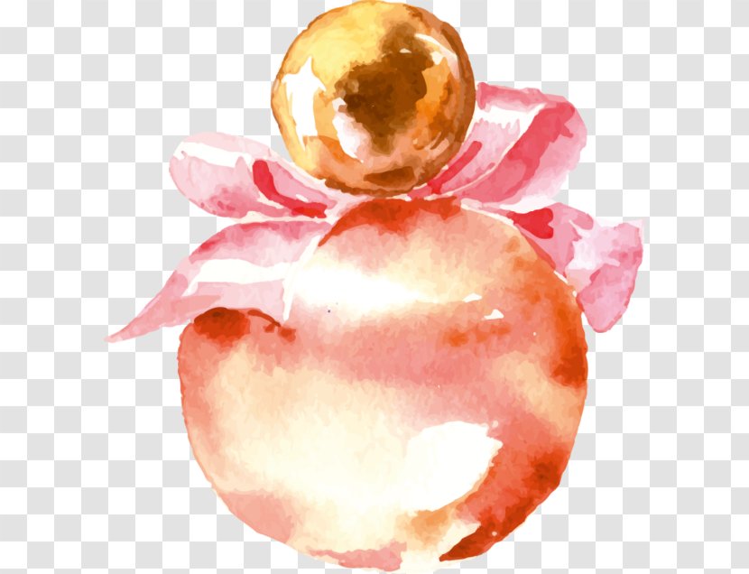 Perfume Logo Cosmetics - Bottle - Watercolor Transparent PNG