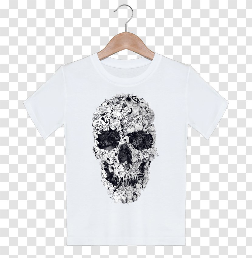 Skull Calavera Doodle Printing Transparent PNG