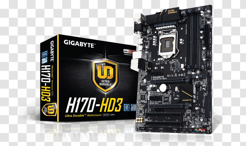 Intel LGA 1151 DDR4 SDRAM MicroATX Motherboard - Gigabyte Gah110mh Transparent PNG