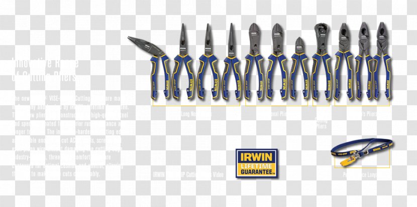Hand Tool Locking Pliers Irwin Industrial Tools - Diagonal Transparent PNG