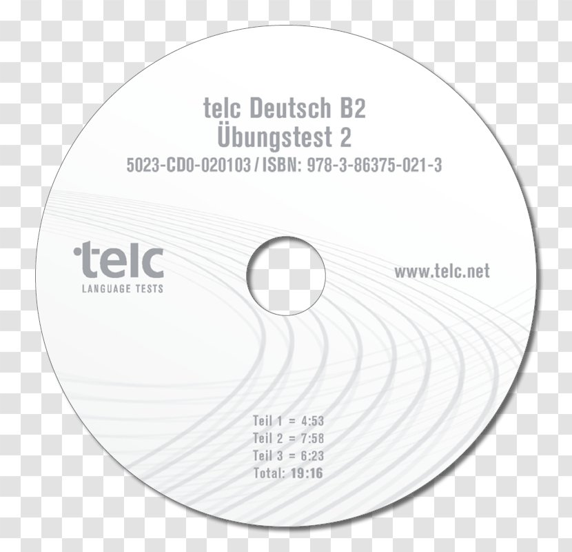 Compact Disc Zertifikat Deutsch / Telc B1 The European Language Certificates Product Design - Disk Storage - Invitations Cover Transparent PNG