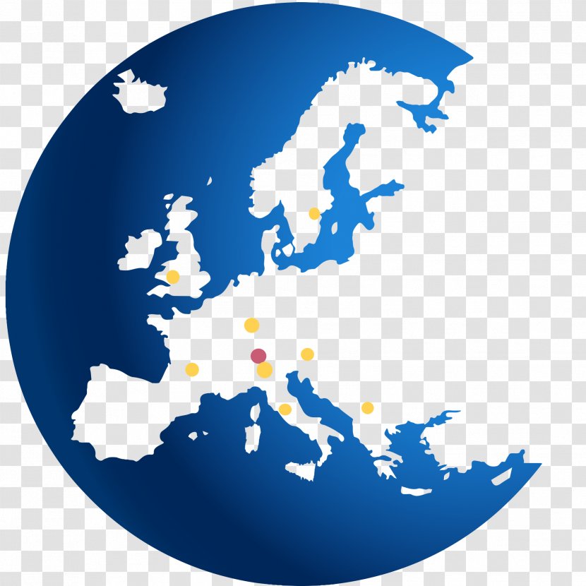 Europe World Map Blank Physische Karte - Border Transparent PNG