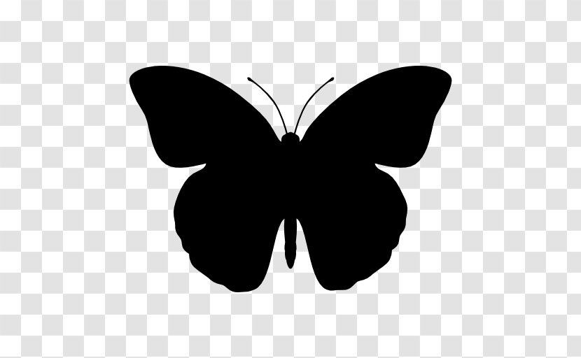 Butterfly Clip Art - Black And White - Red Transparent PNG