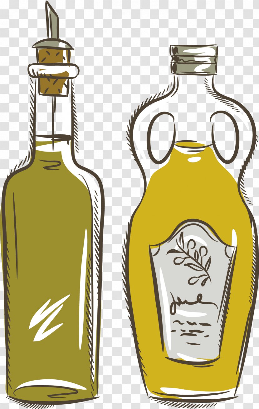 Greek Salad Caprese Olive Oil - Liqueur - Bottle Of Soy Sauce Transparent PNG