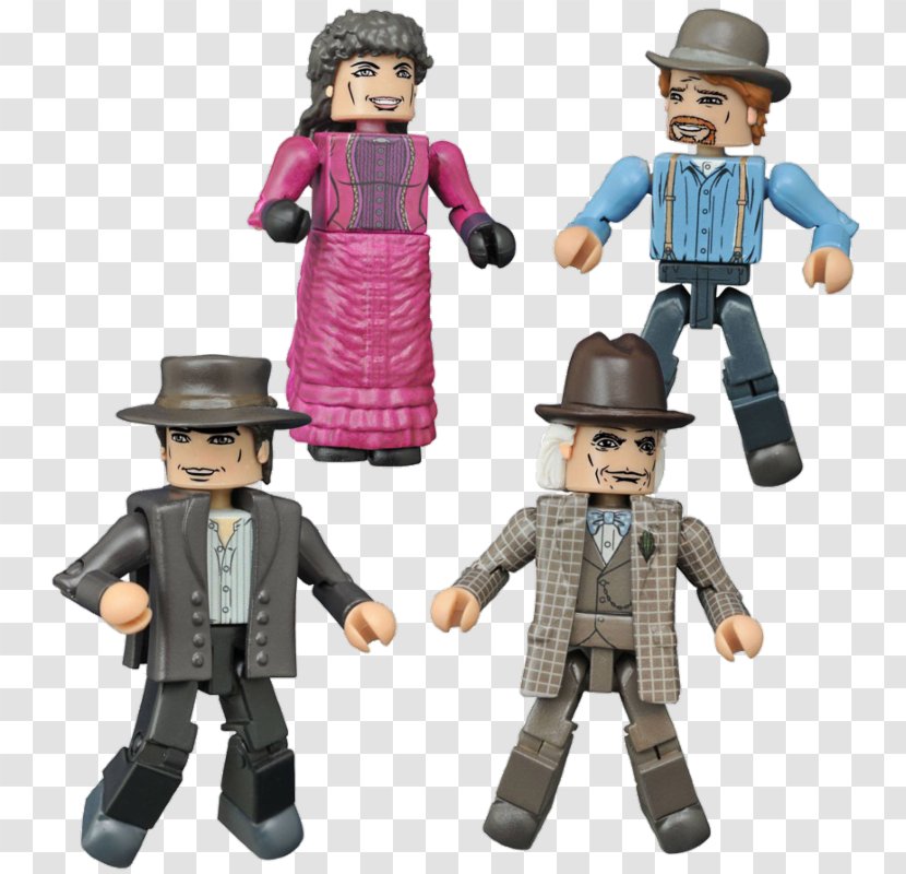 Marty McFly Dr. Emmett Brown Minimates Back To The Future Diamond Select Toys - Costume - Telescope Transparent PNG