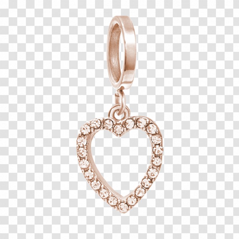 Locket Earring Silver Gold Necklace - Pendant Transparent PNG