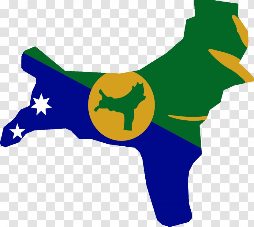 Flag Of Christmas Island Map Transparent PNG