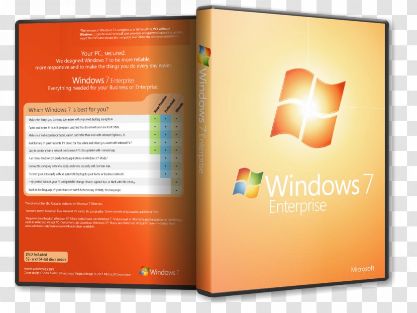 Windows 7 Ripper Vista Editions - Enterprise SloganWin-win Transparent PNG