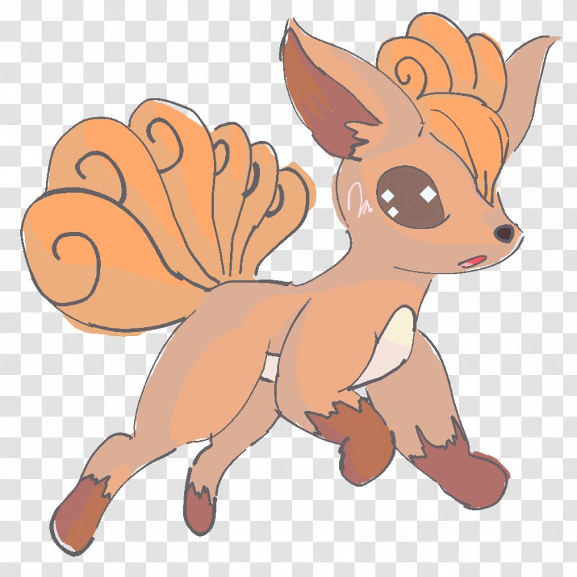 Red Fox Vulpix Pokémon FireRed And LeafGreen Dog - Tail Transparent PNG
